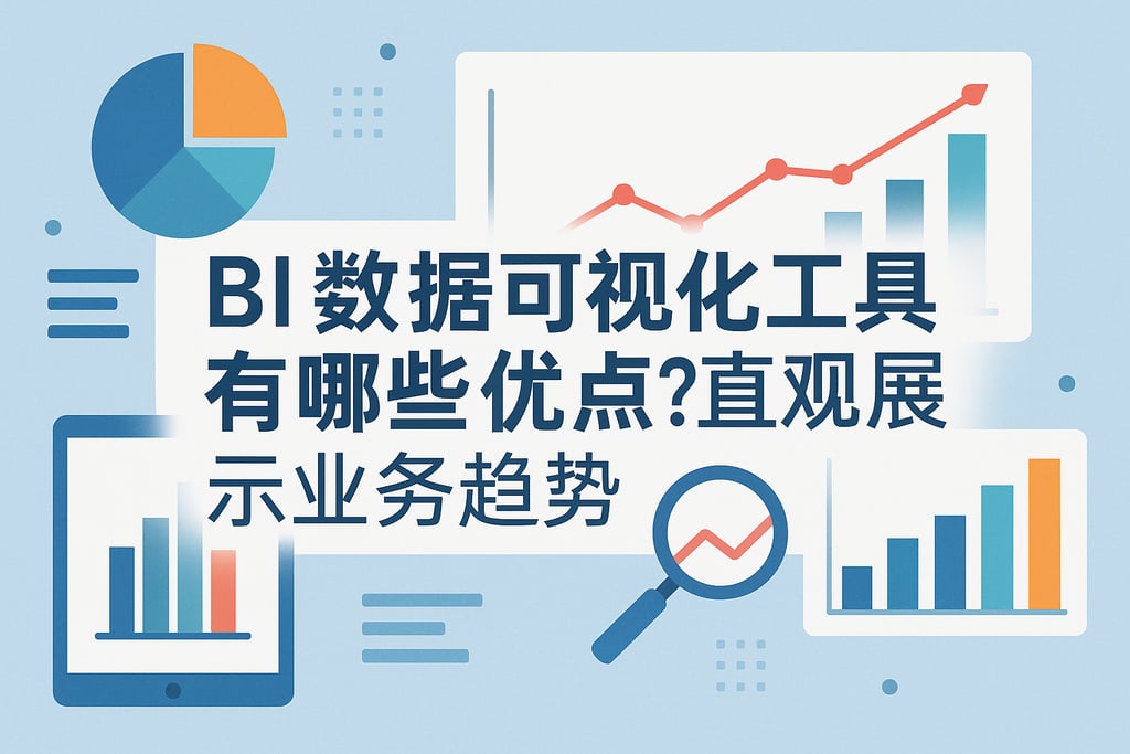 BI数据可视化工具有哪些优点？直观展示业务趋势"